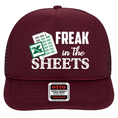 Freak In The Excel Sheets Funny Accountant Spreadsheet Trucker Hat