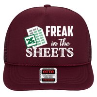 Freak In The Excel Sheets Funny Accountant Spreadsheet Trucker Hat