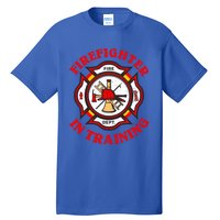 Firefighter In Training Funny Fire Firefighting Gift Tall T-Shirt