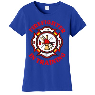 Firefighter In Training Funny Fire Firefighting Gift Women's T-Shirt