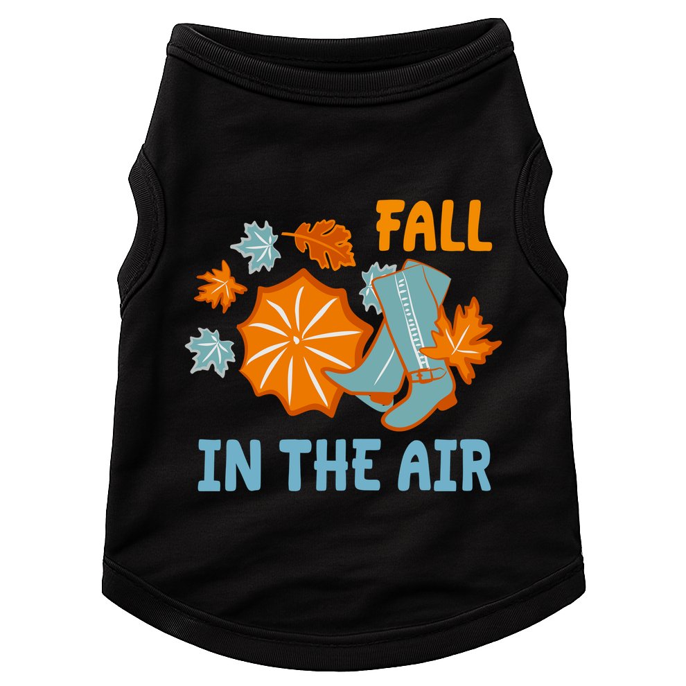 Fall In The Air Nature Cute Doggie Tank