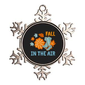 Fall In The Air Nature Cute Metallic Star Ornament