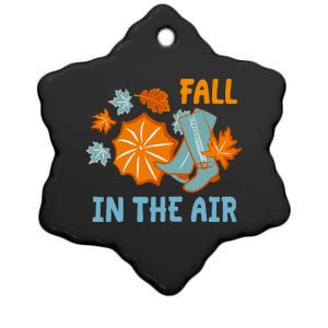 Fall In The Air Nature Cute Ceramic Star Ornament