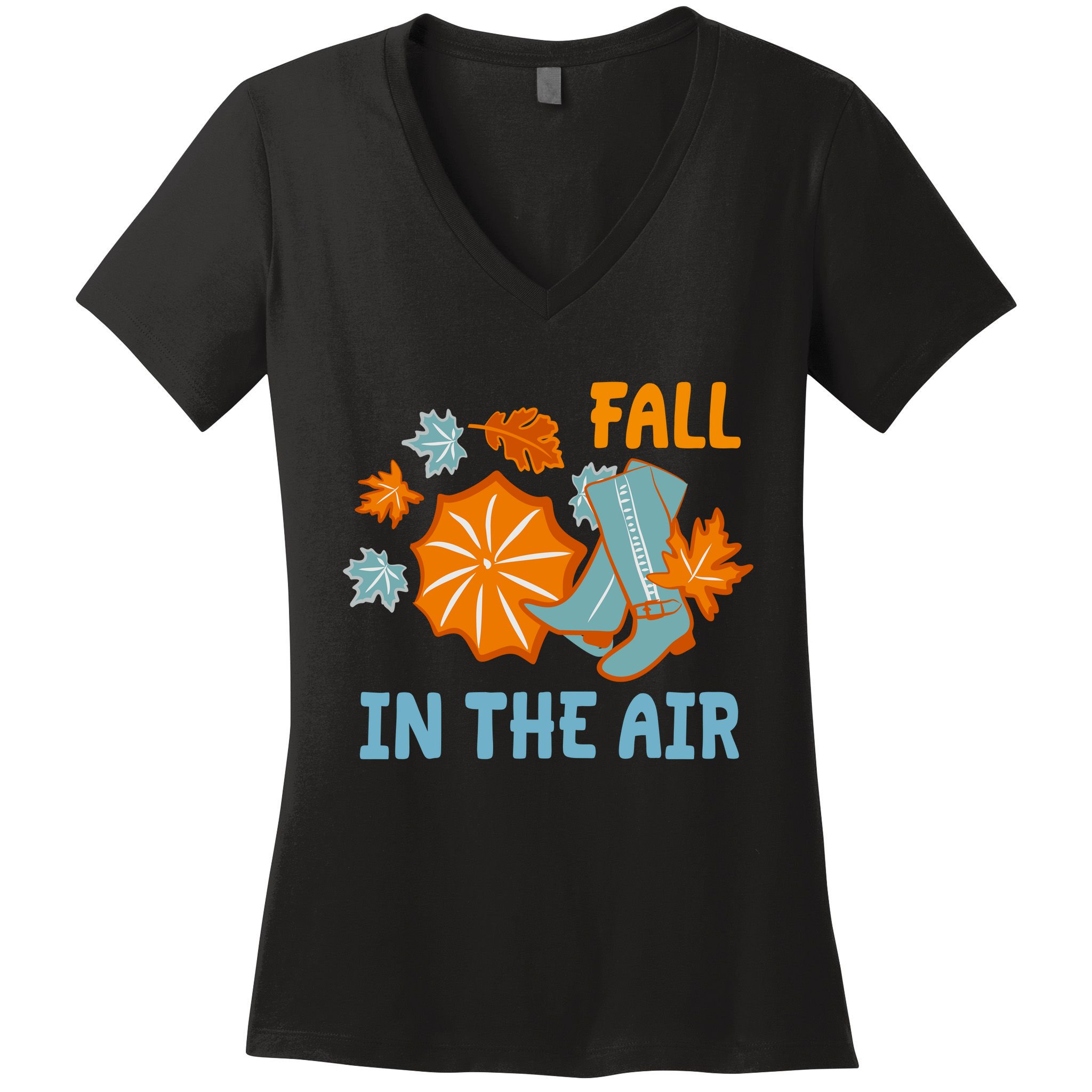 Fall In The Air Nature Cute Women's V-Neck T-Shirt