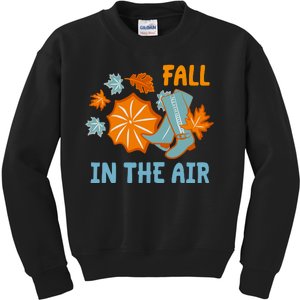 Fall In The Air Nature Cute Kids Sweatshirt