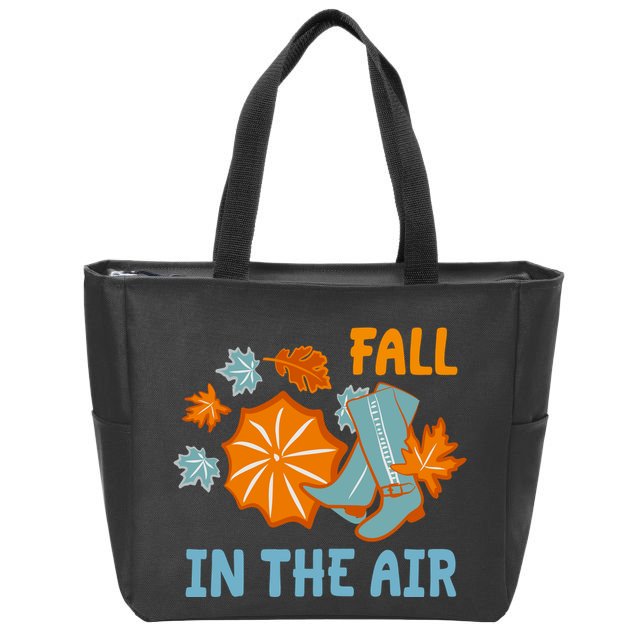 Fall In The Air Nature Cute Zip Tote Bag