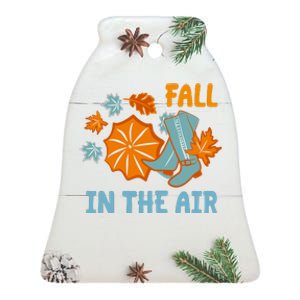 Fall In The Air Nature Cute Ceramic Bell Ornament