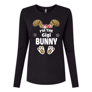 funny I'm The Gigi Bunny Costume Family Easter Day Womens Cotton Relaxed Long Sleeve T-Shirt