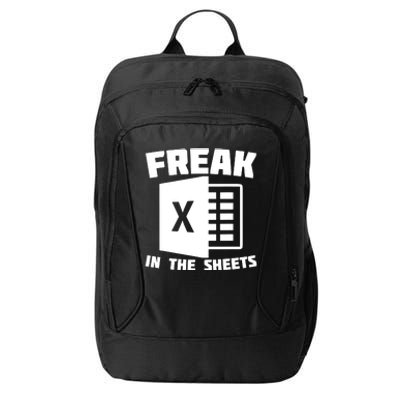 Freak In The Sheets Funny Accountant Analyst Secretary City Backpack