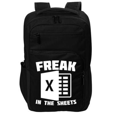 Freak In The Sheets Funny Accountant Analyst Secretary Impact Tech Backpack