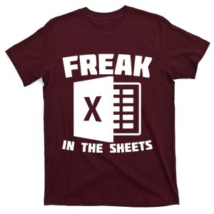 Freak In The Sheets Funny Accountant Analyst Secretary T-Shirt