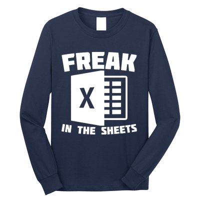 Freak In The Sheets Funny Accountant Analyst Secretary Long Sleeve Shirt