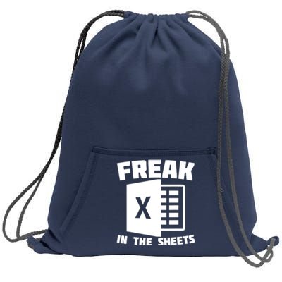 Freak In The Sheets Funny Accountant Analyst Secretary Sweatshirt Cinch Pack Bag