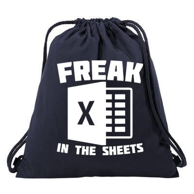 Freak In The Sheets Funny Accountant Analyst Secretary Drawstring Bag