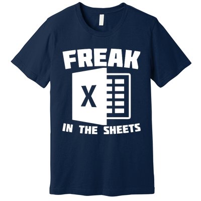 Freak In The Sheets Funny Accountant Analyst Secretary Premium T-Shirt