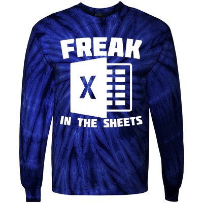 Freak In The Sheets Funny Accountant Analyst Secretary Tie-Dye Long Sleeve Shirt