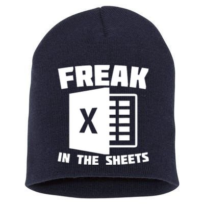 Freak In The Sheets Funny Accountant Analyst Secretary Short Acrylic Beanie