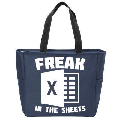 Freak In The Sheets Funny Accountant Analyst Secretary Zip Tote Bag