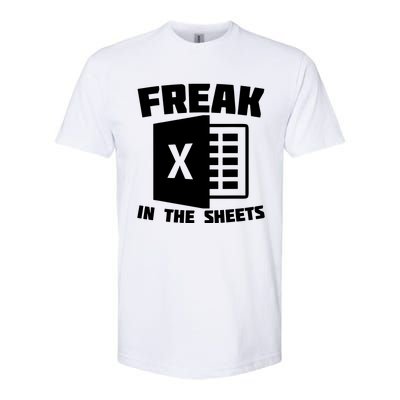 Freak In The Sheets Funny Accountant Analyst Secretary Softstyle CVC T-Shirt