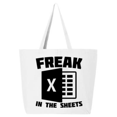 Freak In The Sheets Funny Accountant Analyst Secretary 25L Jumbo Tote