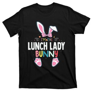 funny I'm The Lunch Lady Bunny Easter Day Rabbit T-Shirt