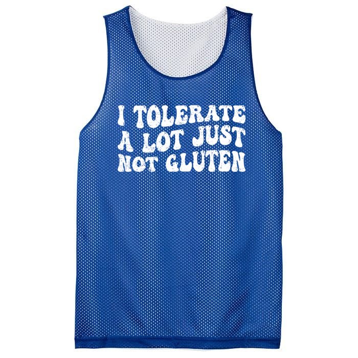 Funny I Tolerate A Lot Just Not Gluten Free Retro Vintage Gift Mesh Reversible Basketball Jersey Tank