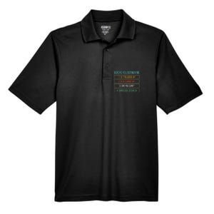 Funny Information Technology Tech Technical Support Gift Men's Origin Performance Pique Polo