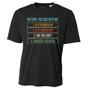 Funny Information Technology Tech Technical Support Gift Cooling Performance Crew T-Shirt