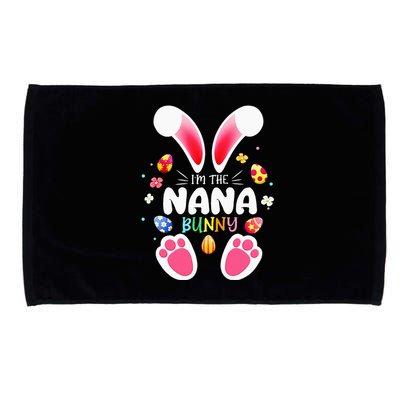 funny I'm The Nana Bunny easter day rabbit Microfiber Hand Towel