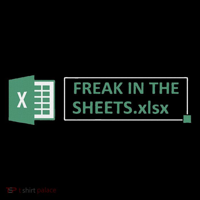 Freak In The Sheets Funny Excel Cooling Performance Crew T-Shirt