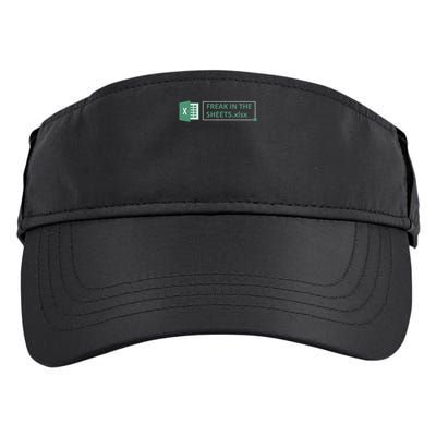 Freak In The Sheets Funny Excel Adult Drive Performance Visor