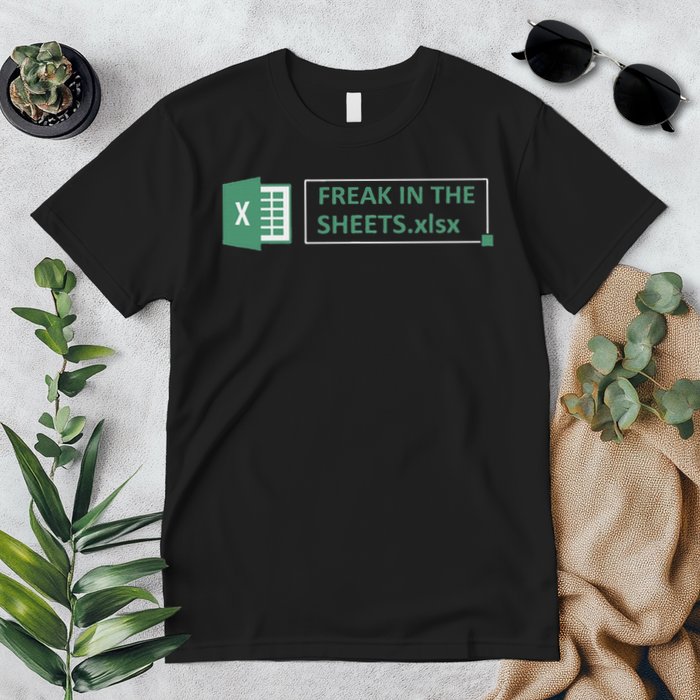 Freak In The Sheets Funny Excel Premium T-Shirt