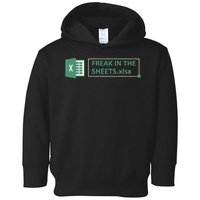 Freak In The Sheets Funny Excel Toddler Hoodie