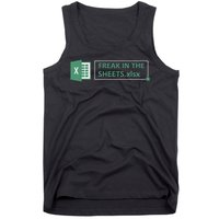 Freak In The Sheets Funny Excel Tank Top