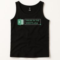 Freak In The Sheets Funny Excel Tank Top