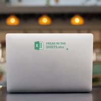 Freak In The Sheets Funny Excel Permanent Decal Sticker