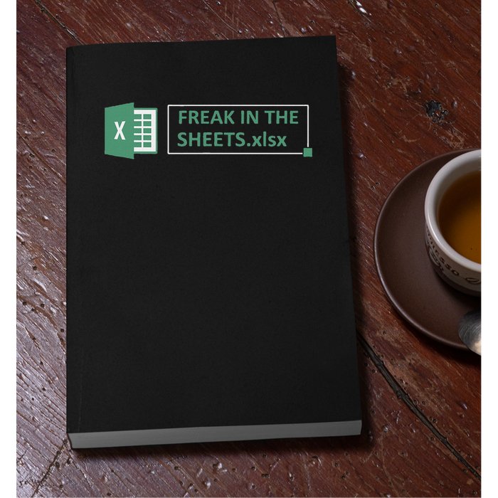 Freak In The Sheets Funny Excel Permanent Decal Sticker