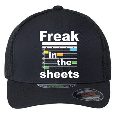 Freak In The Sheets Funny Accountant Analyst Secretary Flexfit Unipanel Trucker Cap