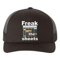 Freak In The Sheets Funny Accountant Analyst Secretary Yupoong Adult 5-Panel Trucker Hat