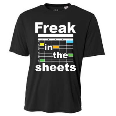 Freak In The Sheets Funny Accountant Analyst Secretary Cooling Performance Crew T-Shirt