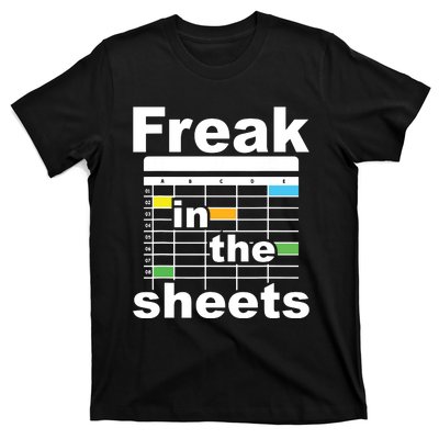 Freak In The Sheets Funny Accountant Analyst Secretary T-Shirt