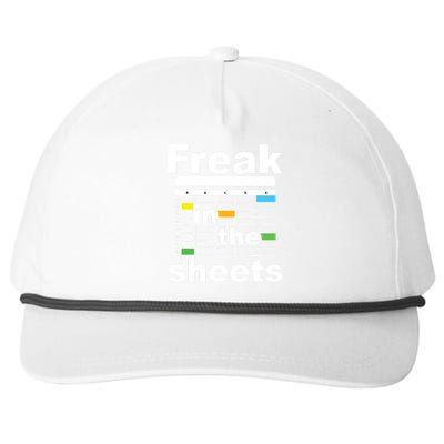 Freak In The Sheets Funny Accountant Analyst Secretary Snapback Five-Panel Rope Hat