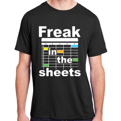 Freak In The Sheets Funny Accountant Analyst Secretary Adult ChromaSoft Performance T-Shirt