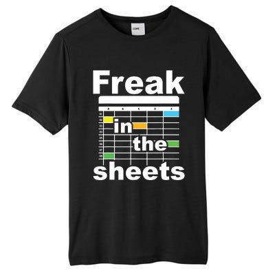 Freak In The Sheets Funny Accountant Analyst Secretary Tall Fusion ChromaSoft Performance T-Shirt