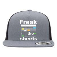 Freak In The Sheets Funny Accountant Analyst Secretary Flat Bill Trucker Hat