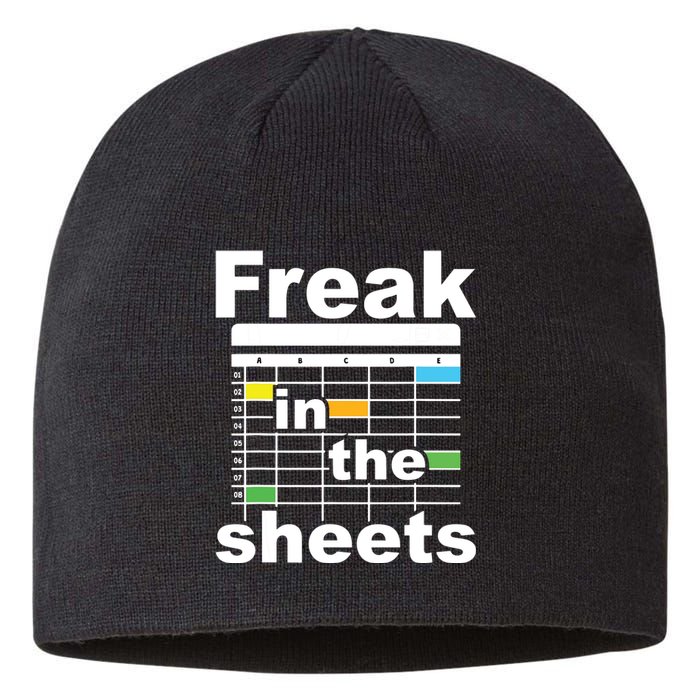 Freak In The Sheets Funny Accountant Analyst Secretary Sustainable Beanie