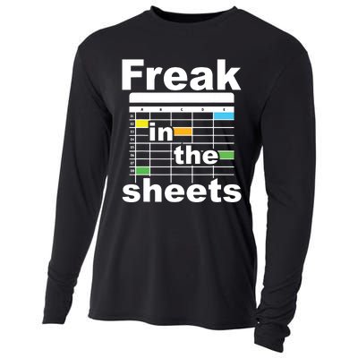 Freak In The Sheets Funny Accountant Analyst Secretary Cooling Performance Long Sleeve Crew