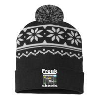 Freak In The Sheets Funny Accountant Analyst Secretary USA-Made Snowflake Beanie