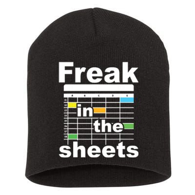 Freak In The Sheets Funny Accountant Analyst Secretary Short Acrylic Beanie