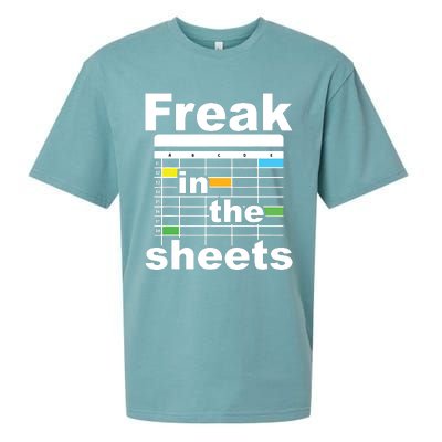 Freak In The Sheets Funny Accountant Analyst Secretary Sueded Cloud Jersey T-Shirt